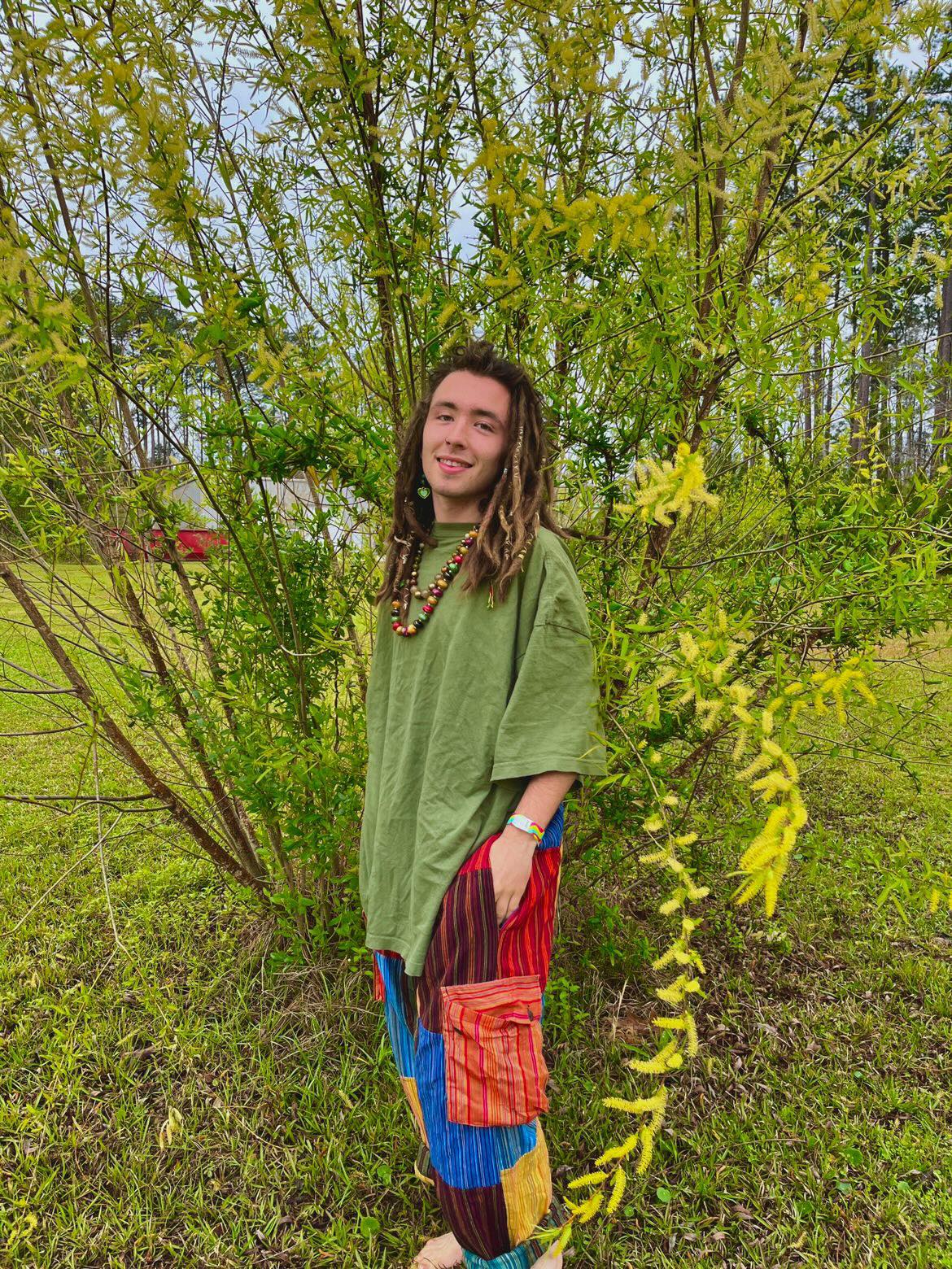 Unisex Patchwork Multi Pocket Palazzo Pants