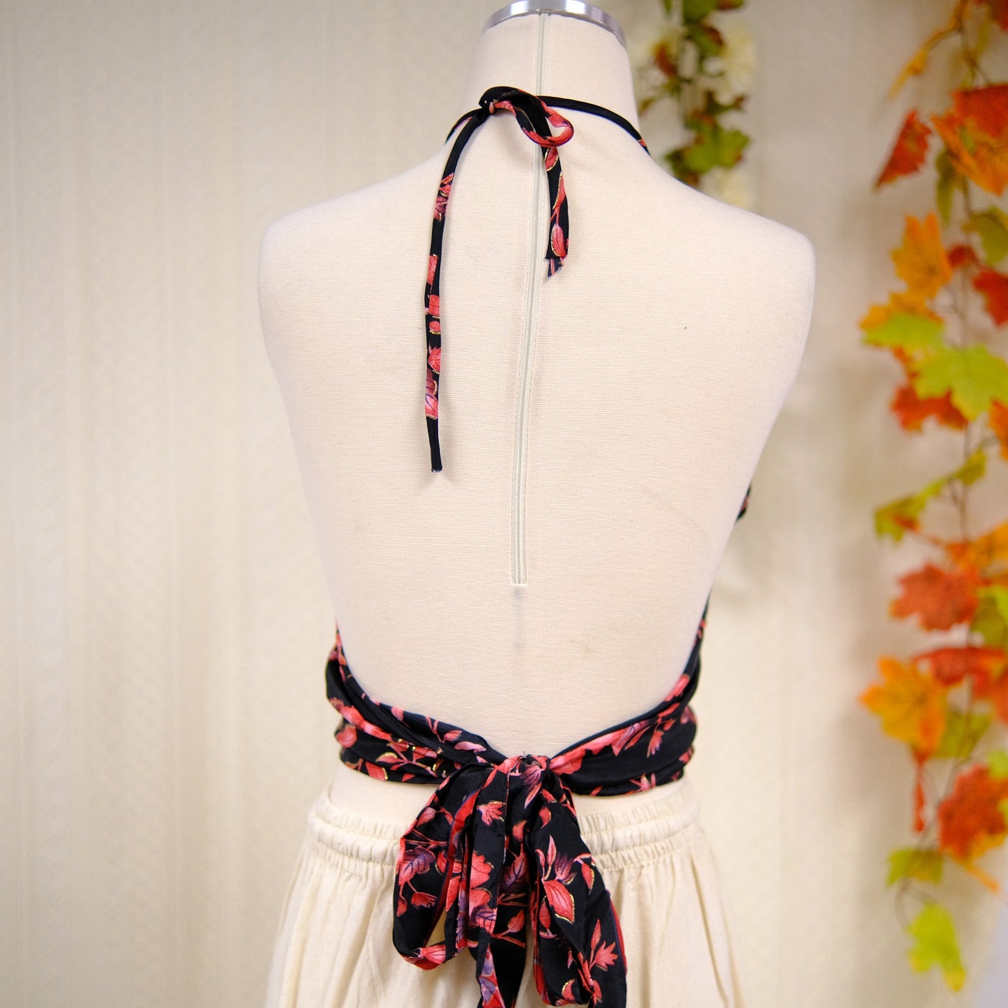 Sarmili Bohemian Backless Halter Top