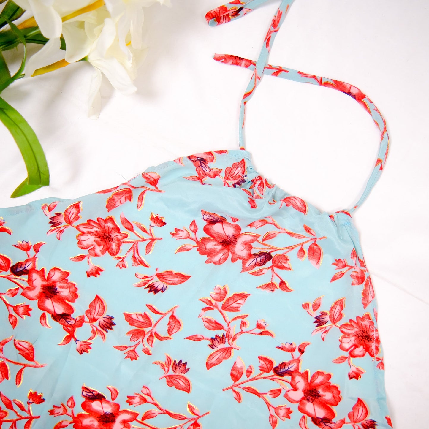Sarmili Bohemian Backless Halter Top