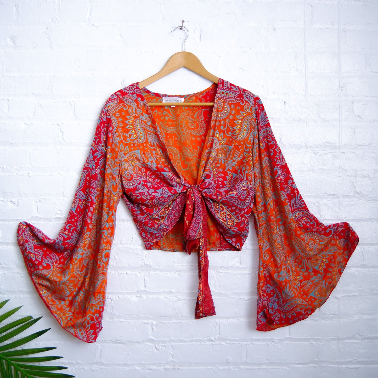 Paisley Boho Wrap Top (Pack of 4)