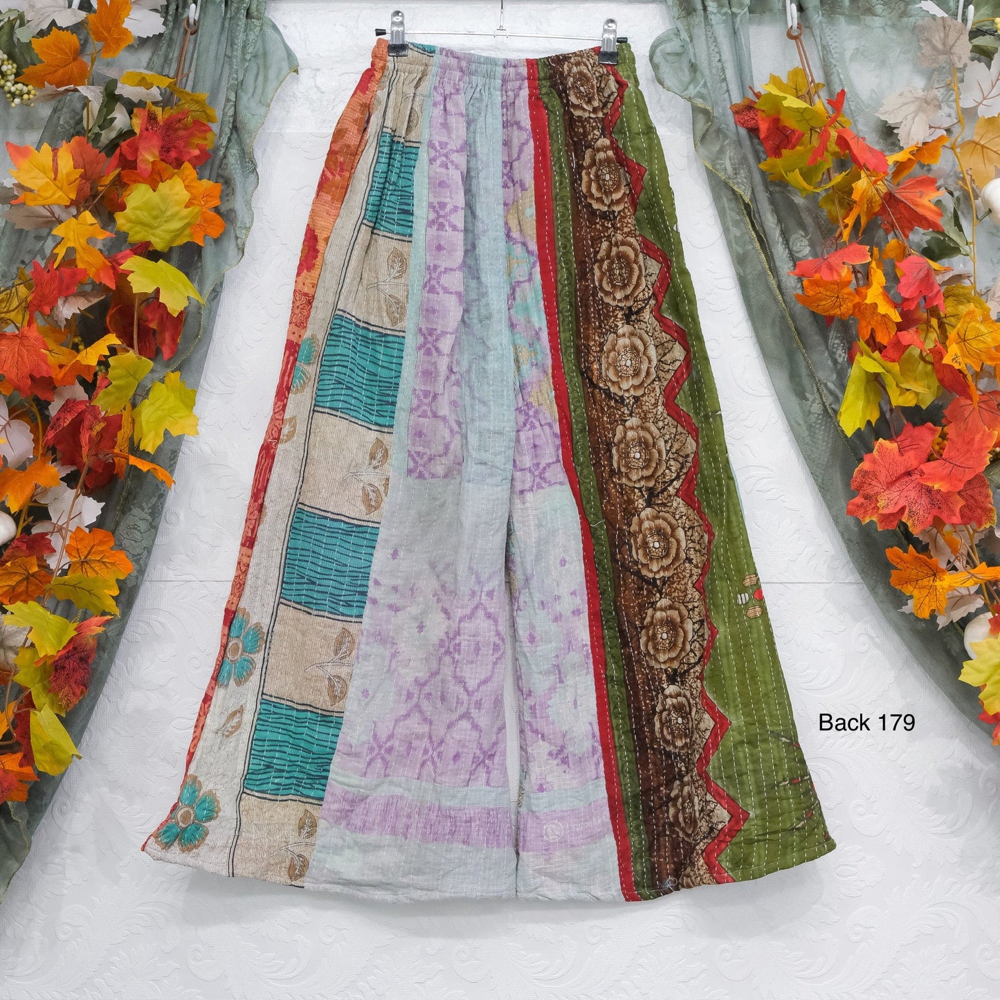 One of a Kind Boho Bliss Kantha Pants