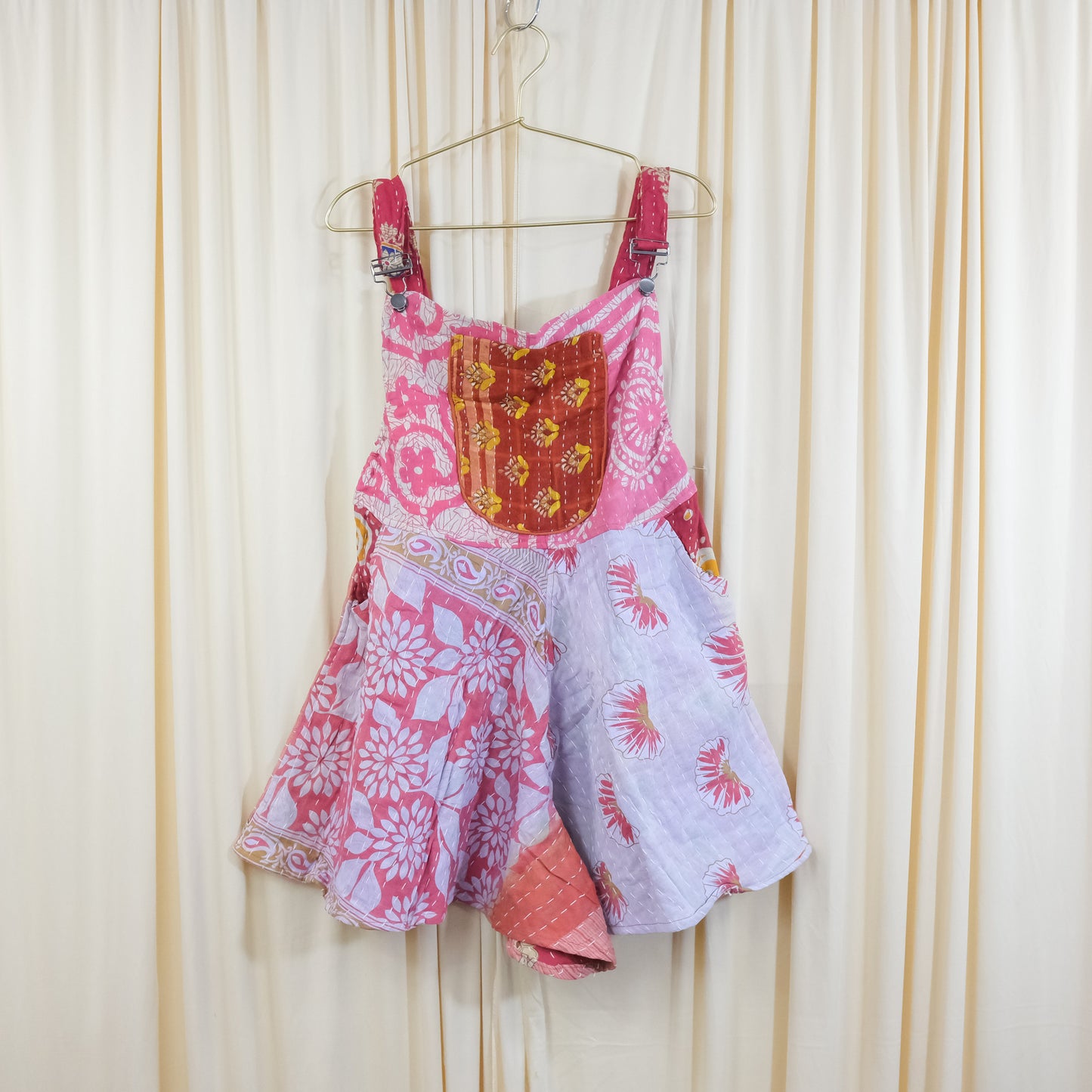 Kantha Short Flowy Boho Romper