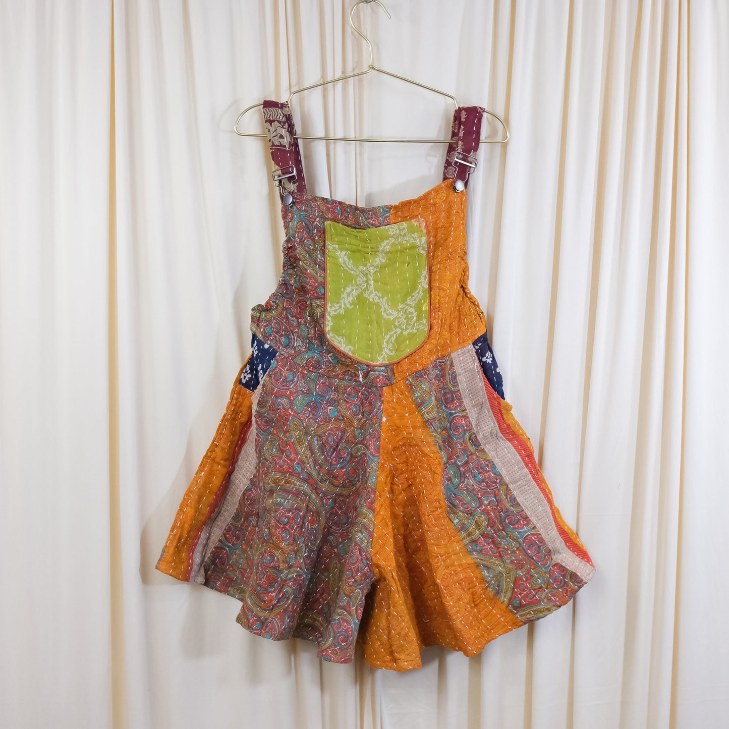Kantha Short Flowy Boho Romper