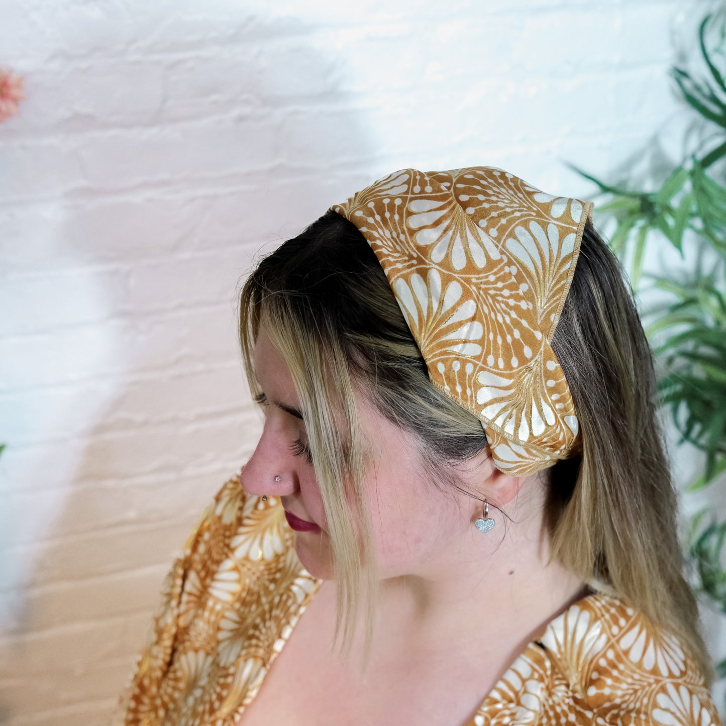 Boho Floral Head Wrap (Pack of 5)