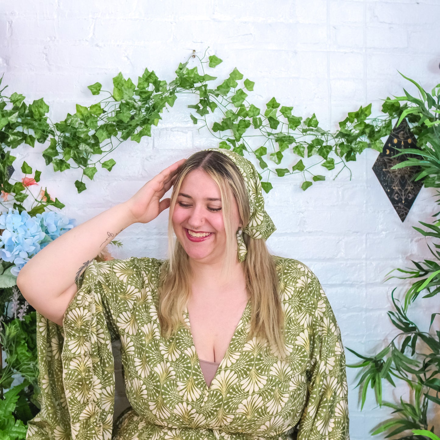 Boho Floral Head Wrap (Pack of 5)