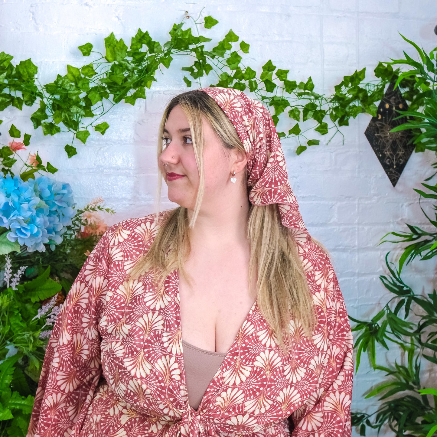 Boho Floral Head Wrap (Pack of 5)