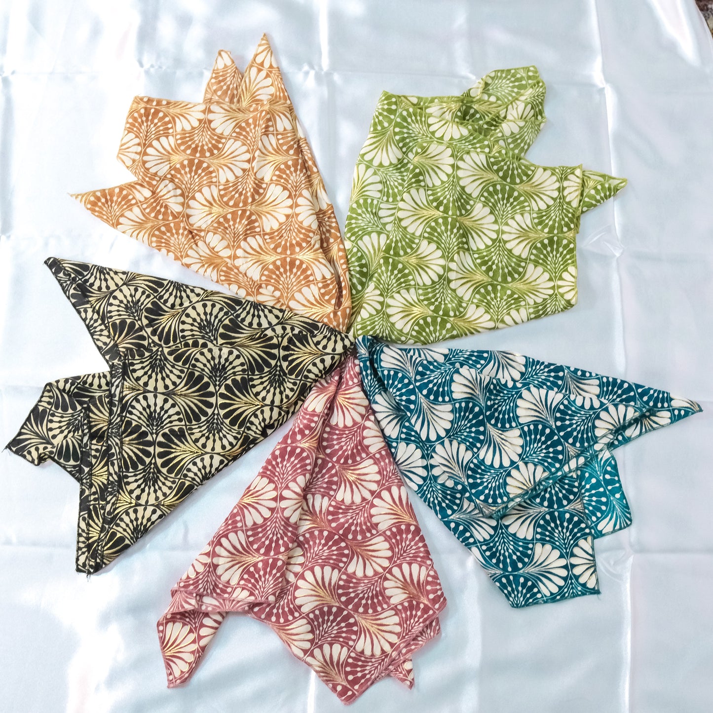 Boho Floral Head Wrap (Pack of 5)