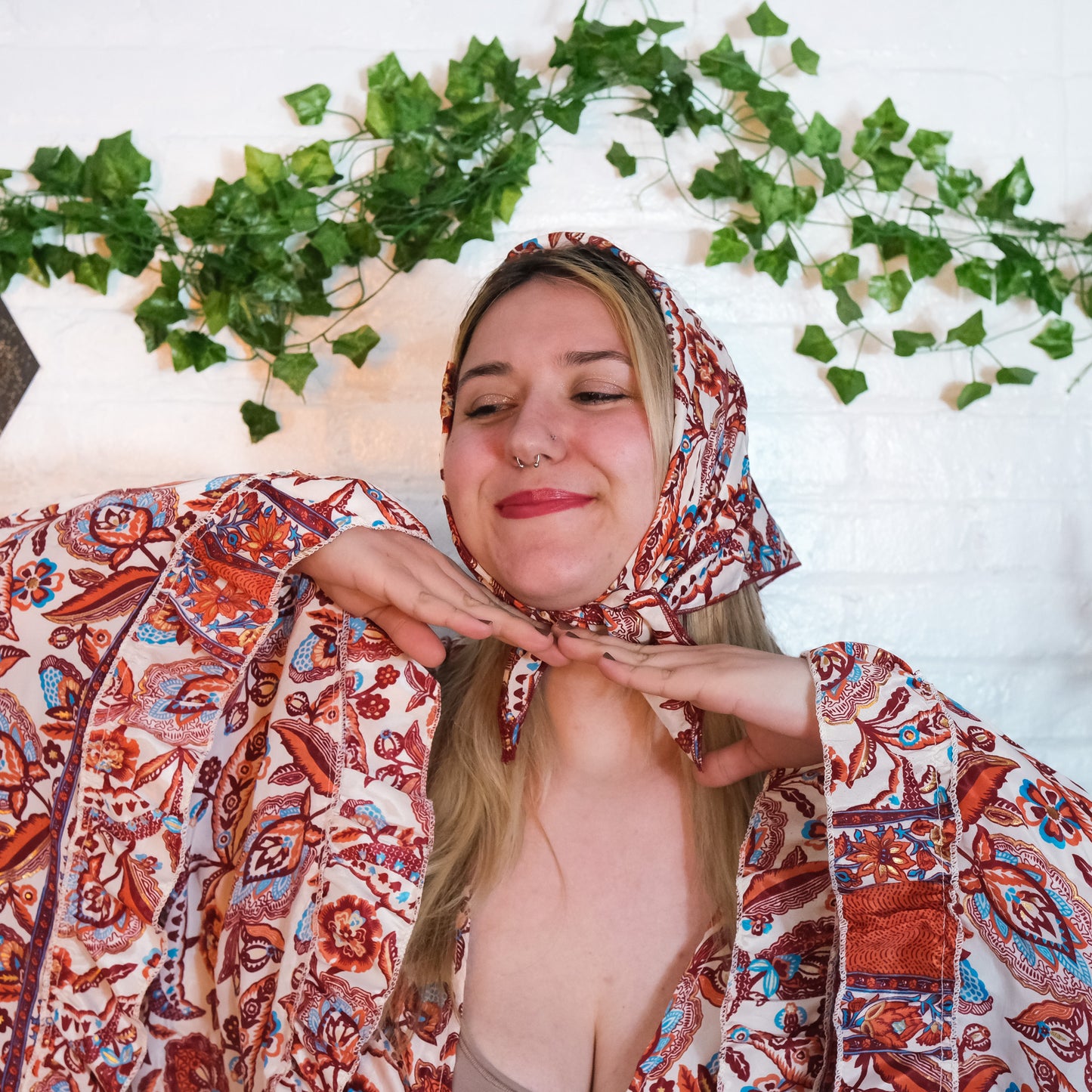 Boho Floral Square Headwraps (Pack of 5)