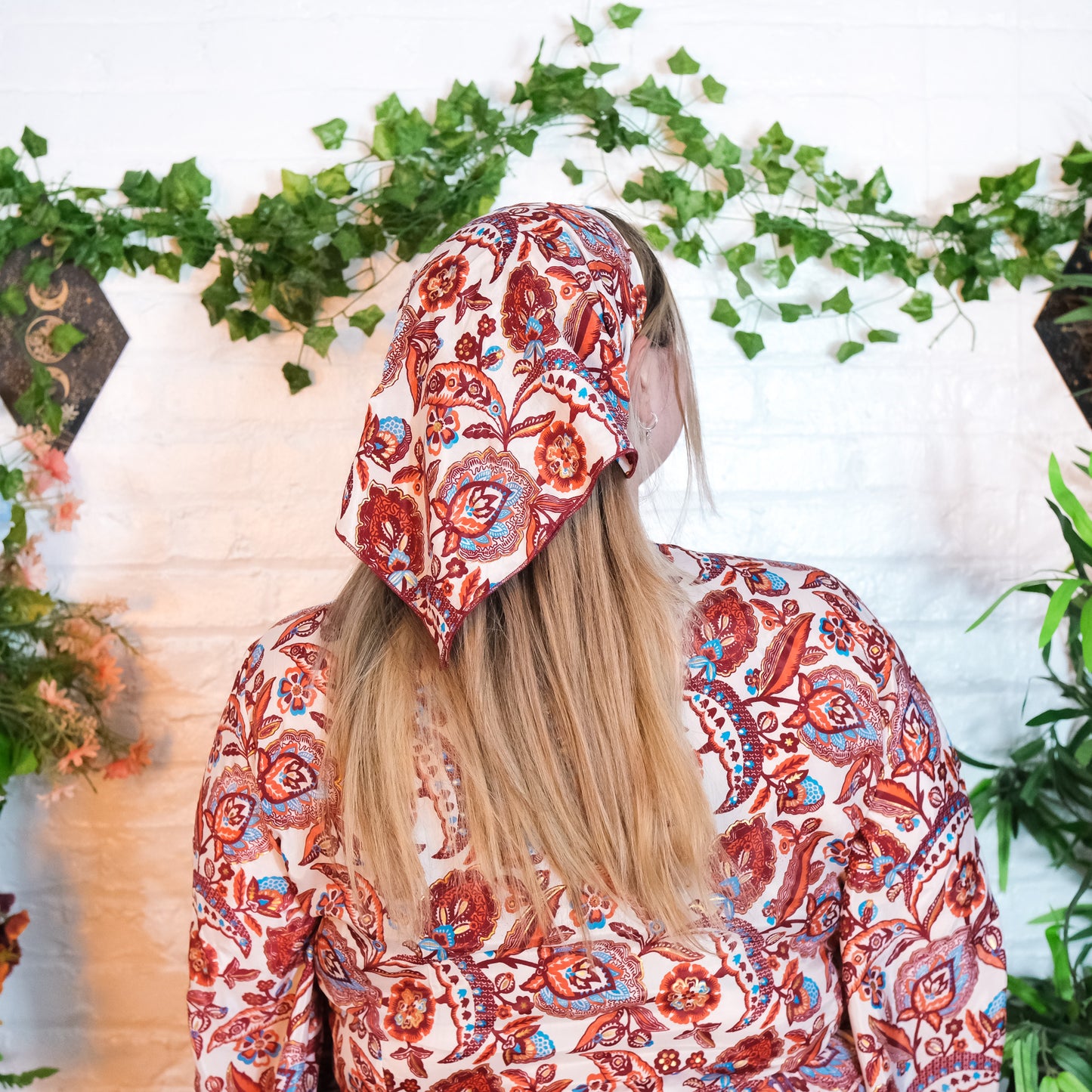 Boho Floral Square Headwraps (Pack of 5)