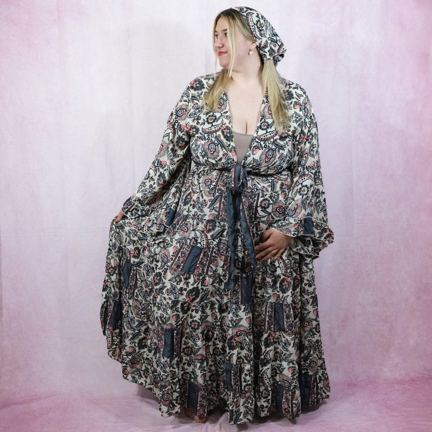 Boho Floral Square Headwraps (Pack of 5)