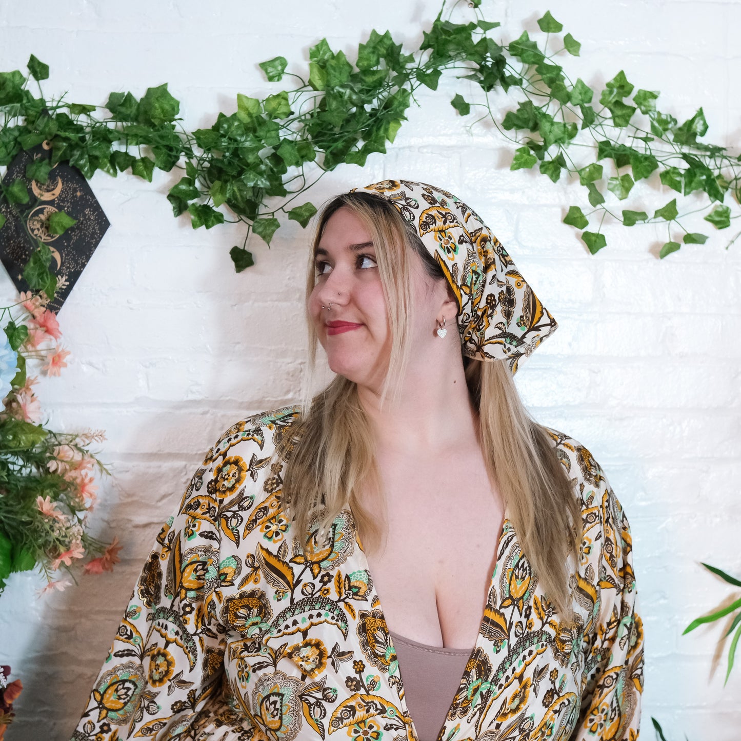 Boho Floral Square Headwraps (Pack of 5)