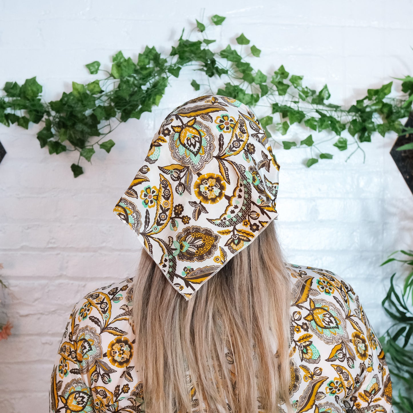 Boho Floral Square Headwraps (Pack of 5)