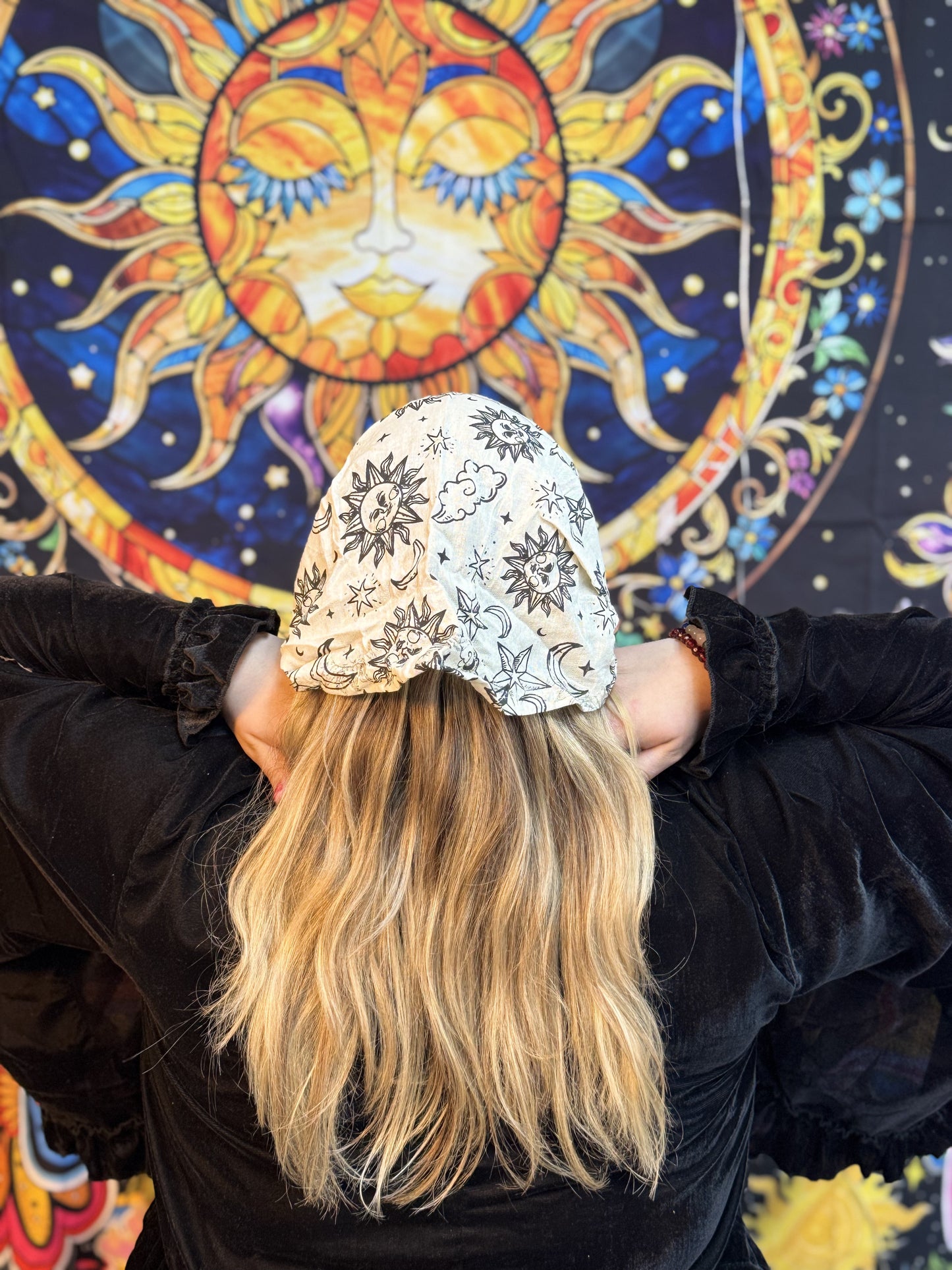 Celestial Boho Cotton Head Wrap (Pack of 5)