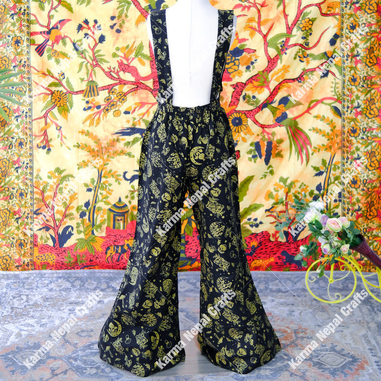 Magical Celestial/Mushroom Wide Leg Jumpsuit