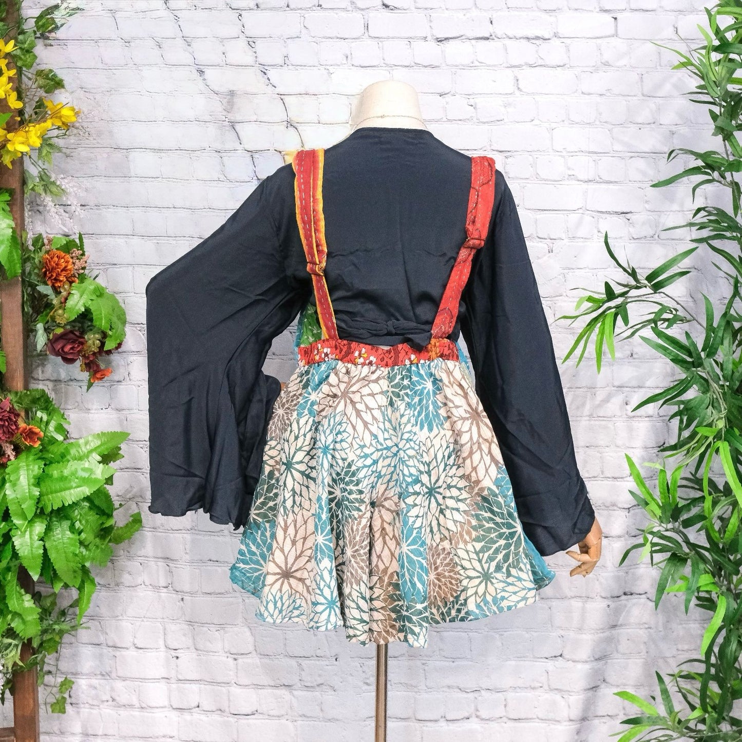 Kantha Short Flowy Boho Romper