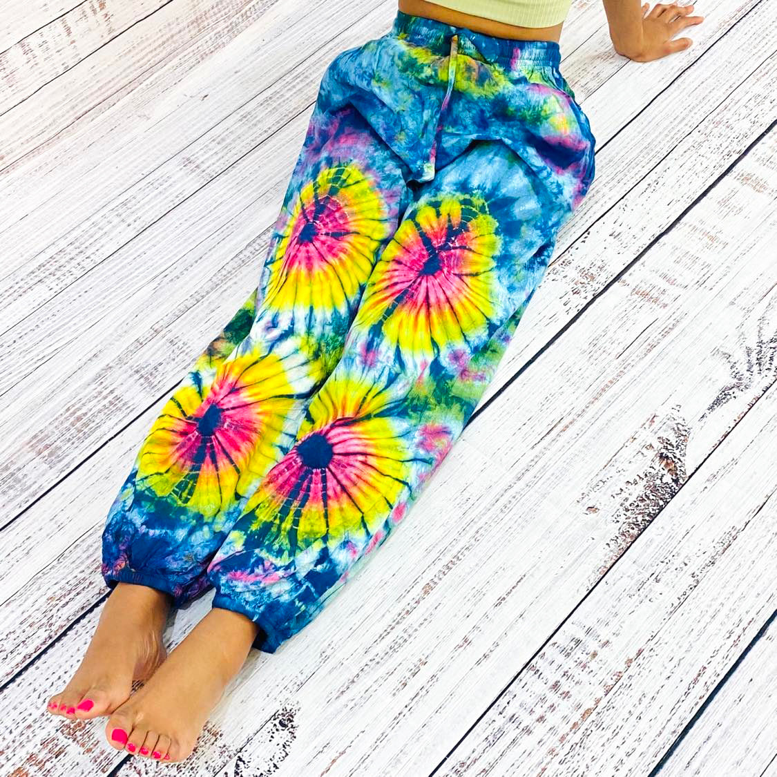 Tie Dye Cotton Festival  Pants