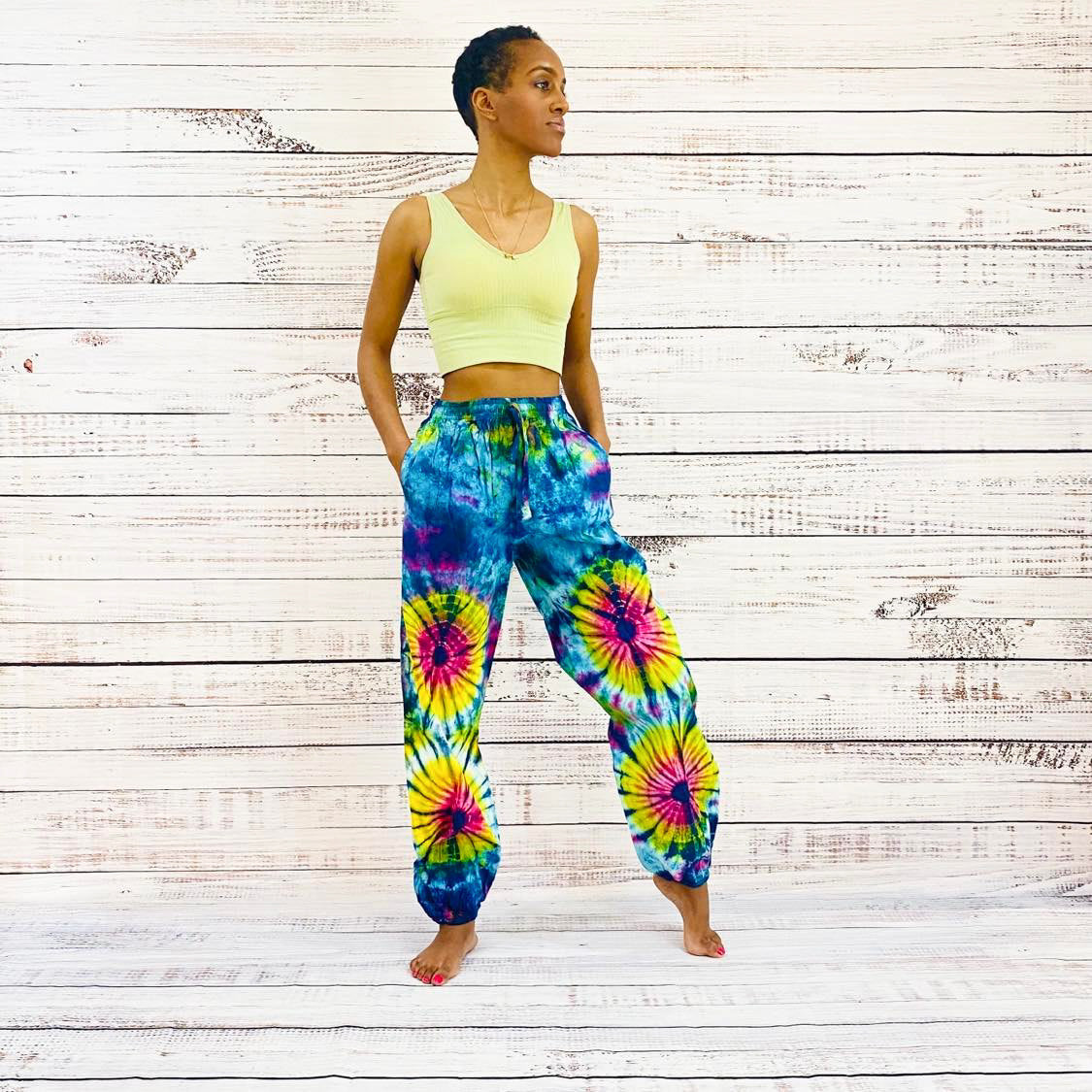 Tie Dye Cotton Festival  Pants