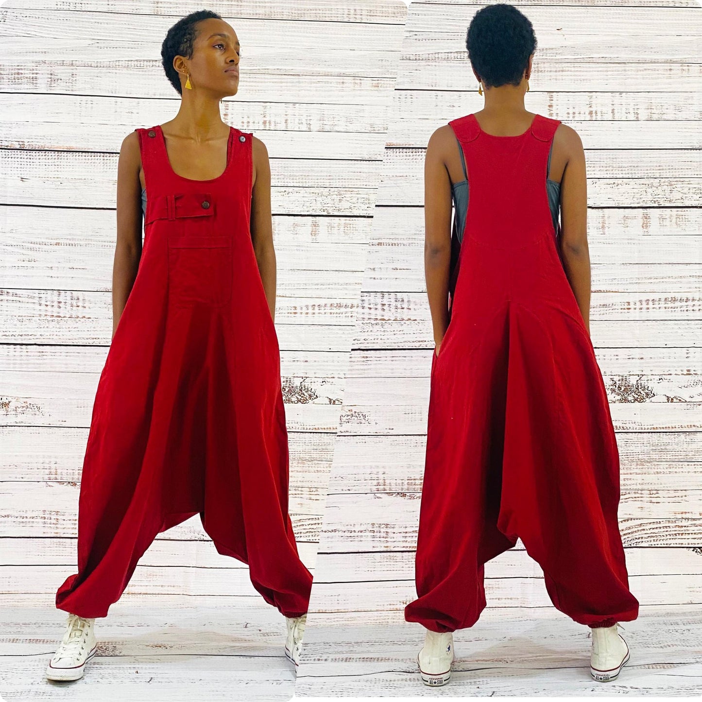 Harem Cotton Jumpsuits