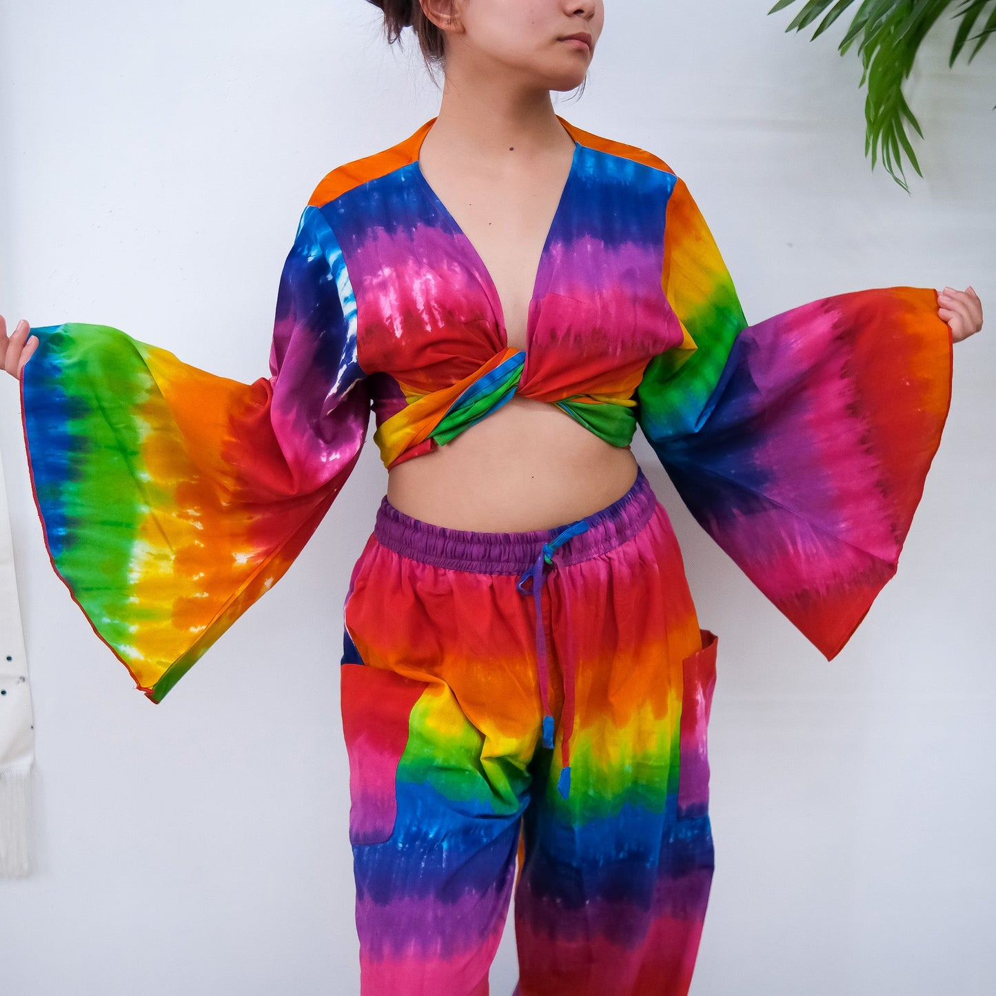 Pride Festival Palazzo Pant with Bell Sleeve Top