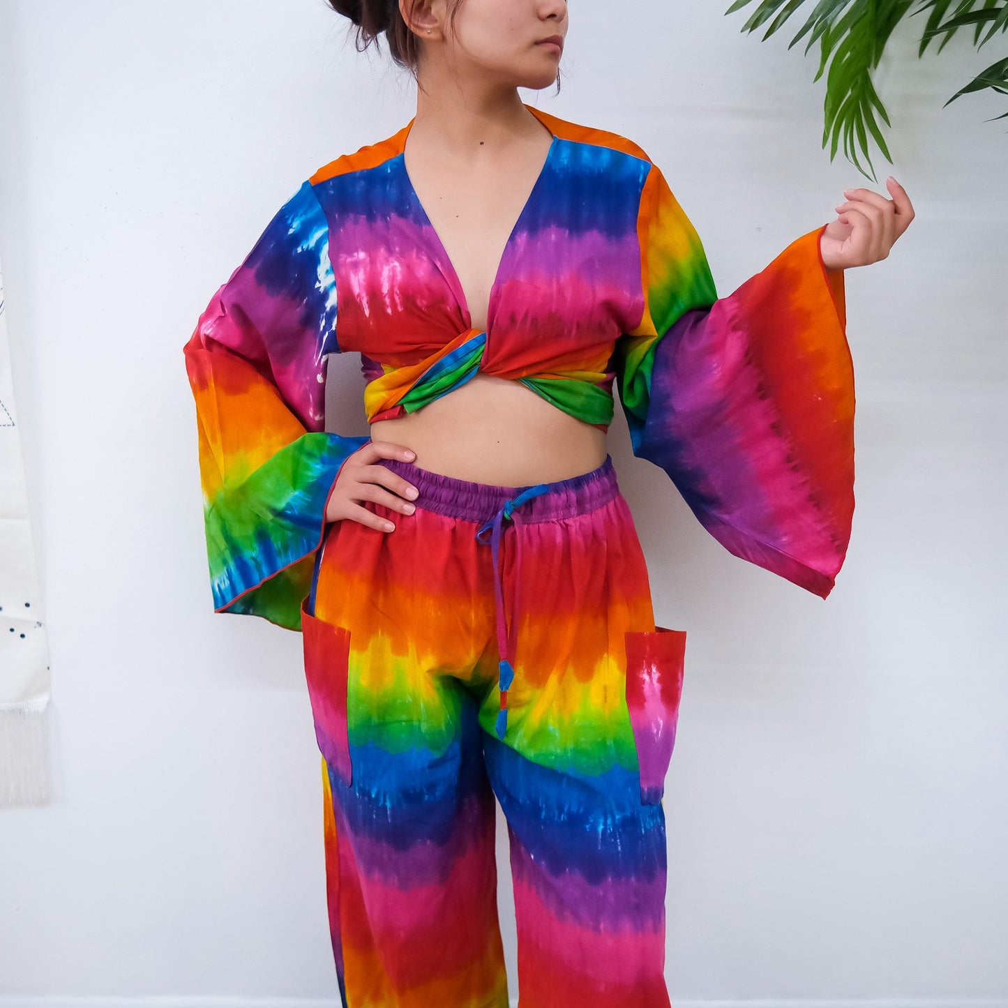 Pride Festival Palazzo Pant with Bell Sleeve Top