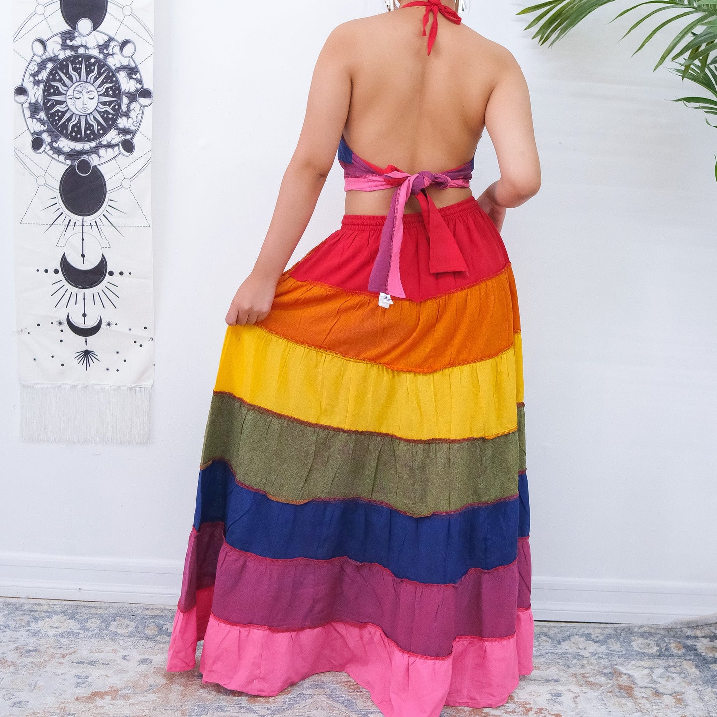 Pride Flowy Skirt with Halter Top