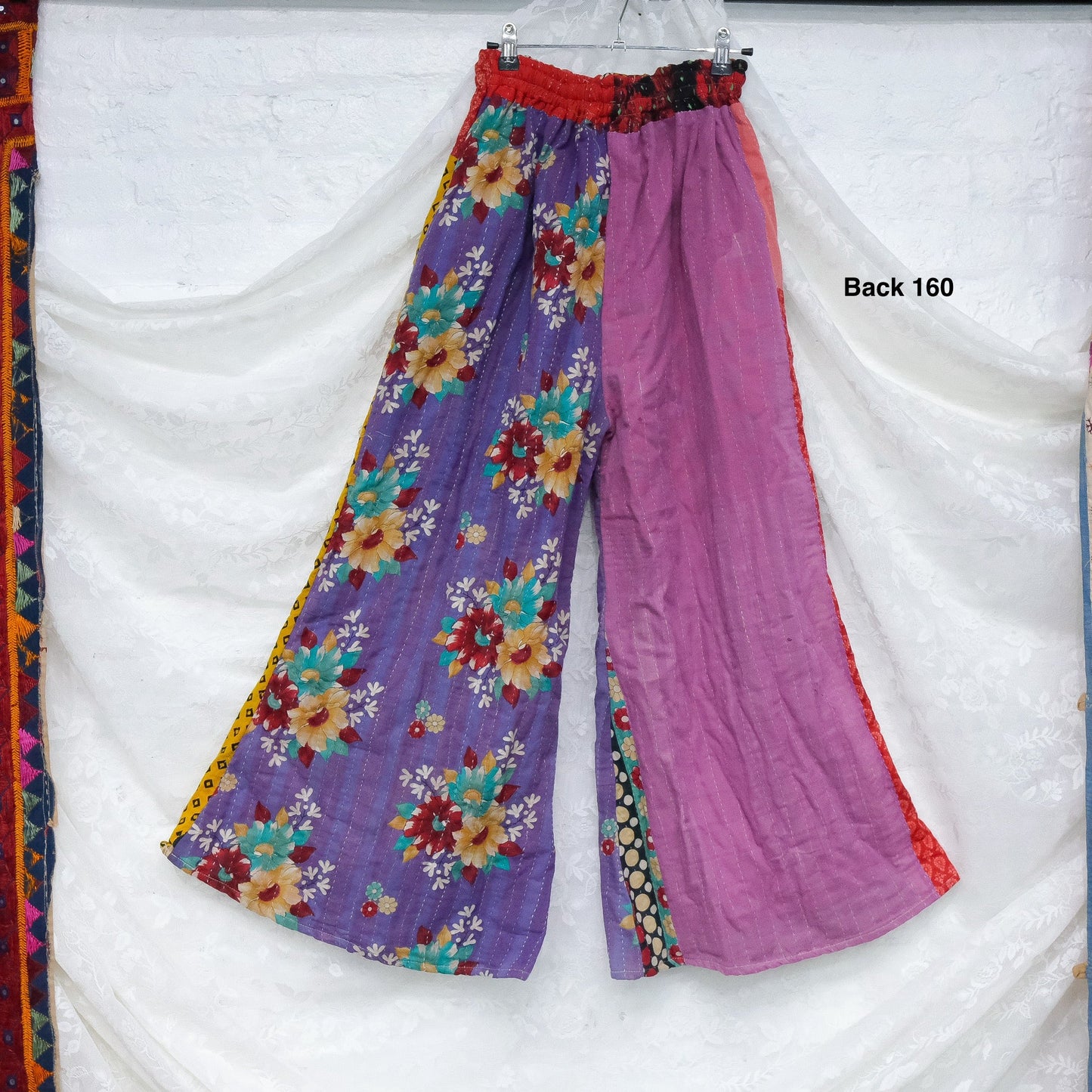 One of a Kind Boho Bliss Kantha Pants