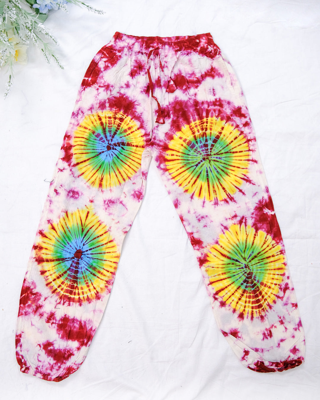 Tie Dye Cotton Festival  Pants