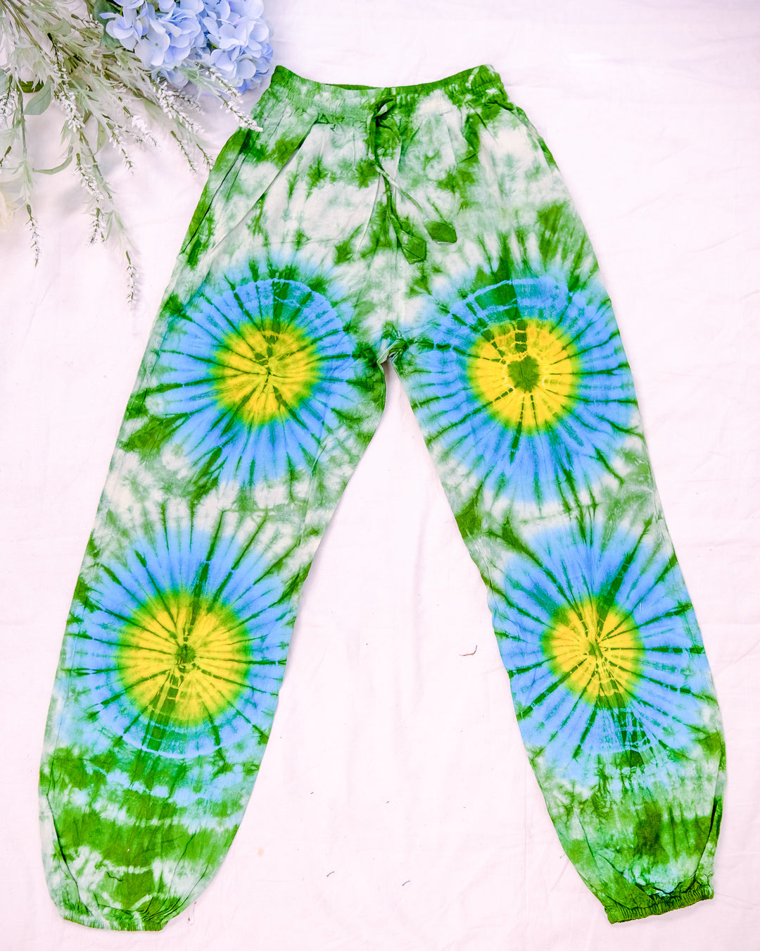 Tie Dye Cotton Festival  Pants