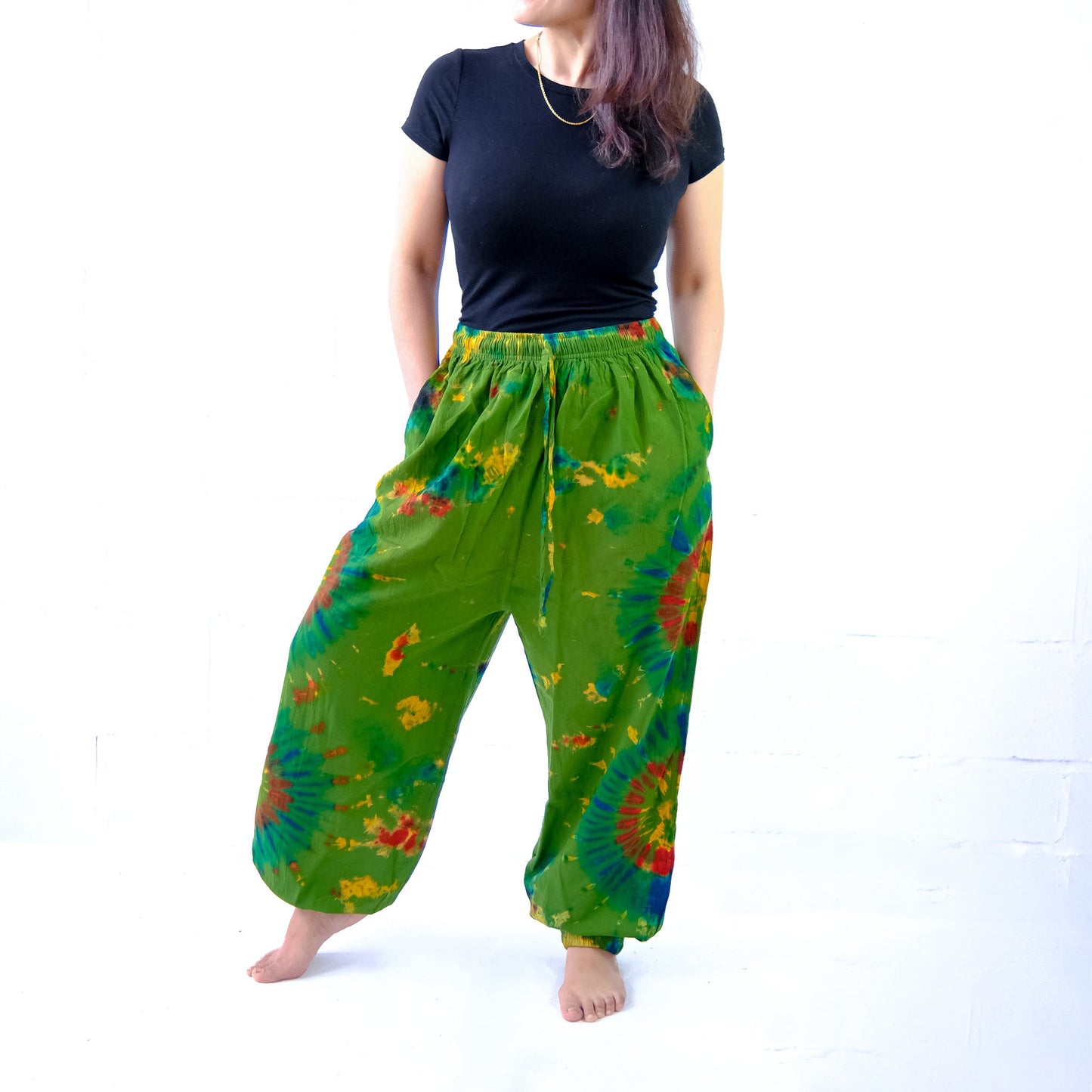 Tie Dye Cotton Unisex Pants