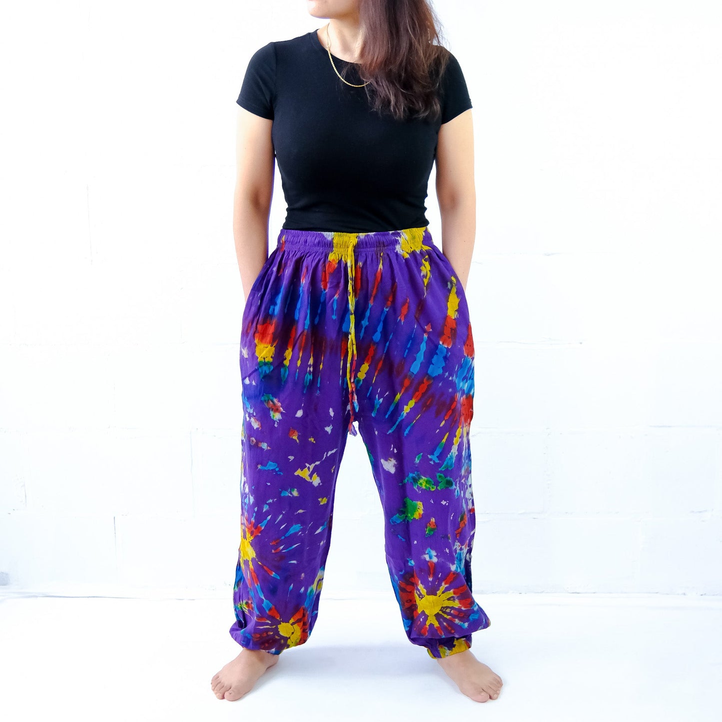 Tie Dye Cotton Unisex Pants