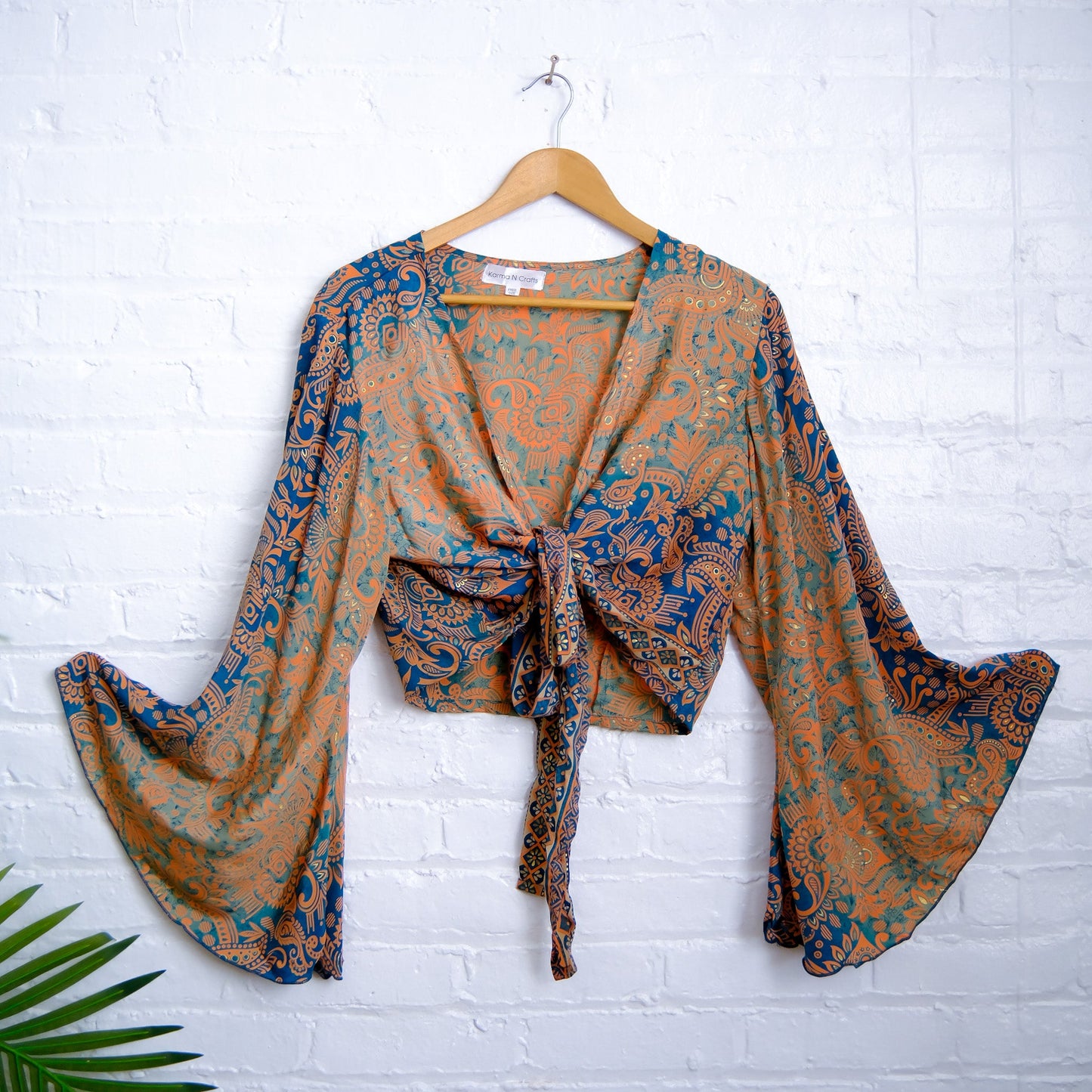 Paisley Boho Wrap Top (Pack of 4)