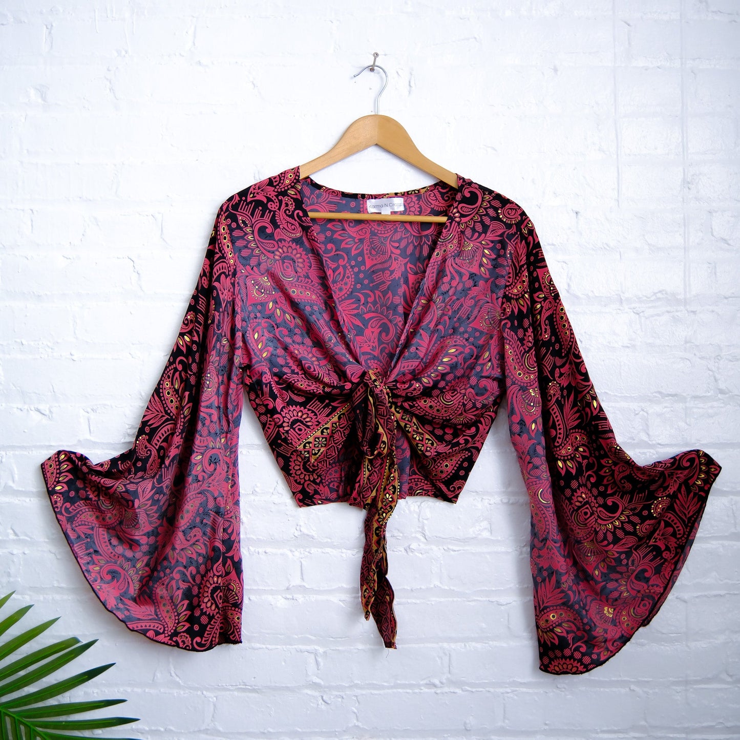 Paisley Boho Wrap Top (Pack of 4)