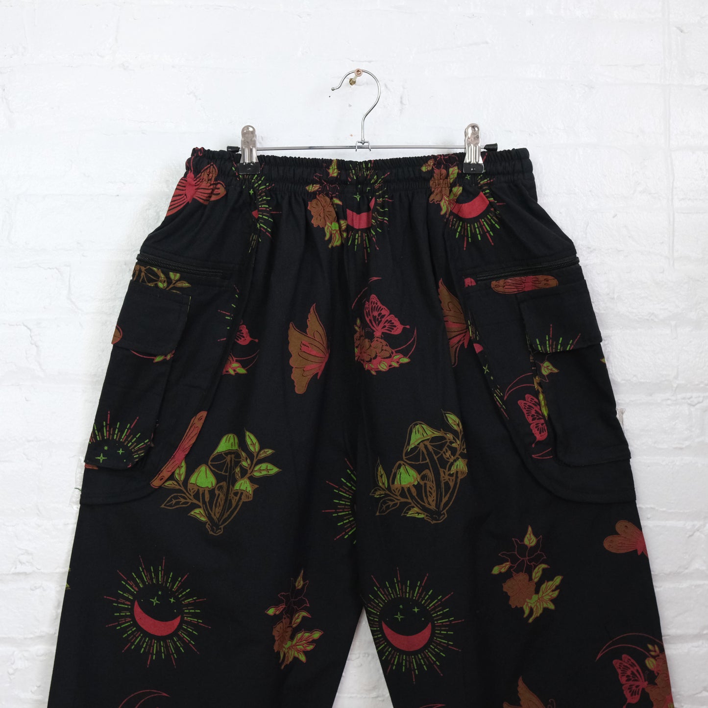 Whimsy Goth Inspired Boho Hippie Unisex Baggy Pants