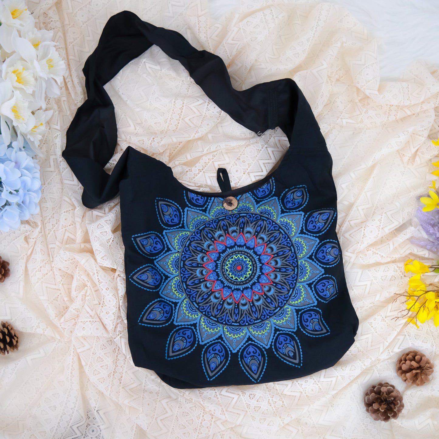 Boho Mandala Messenger Bag