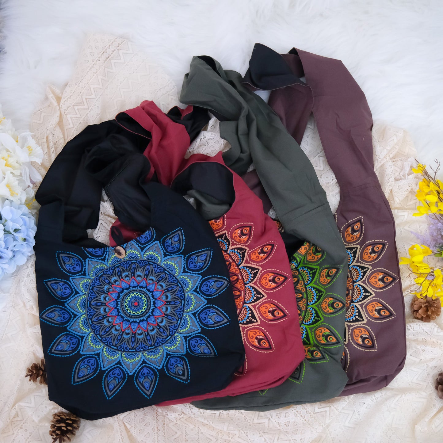 Boho Mandala Messenger Bag