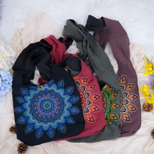 Boho Mandala Messenger Bag