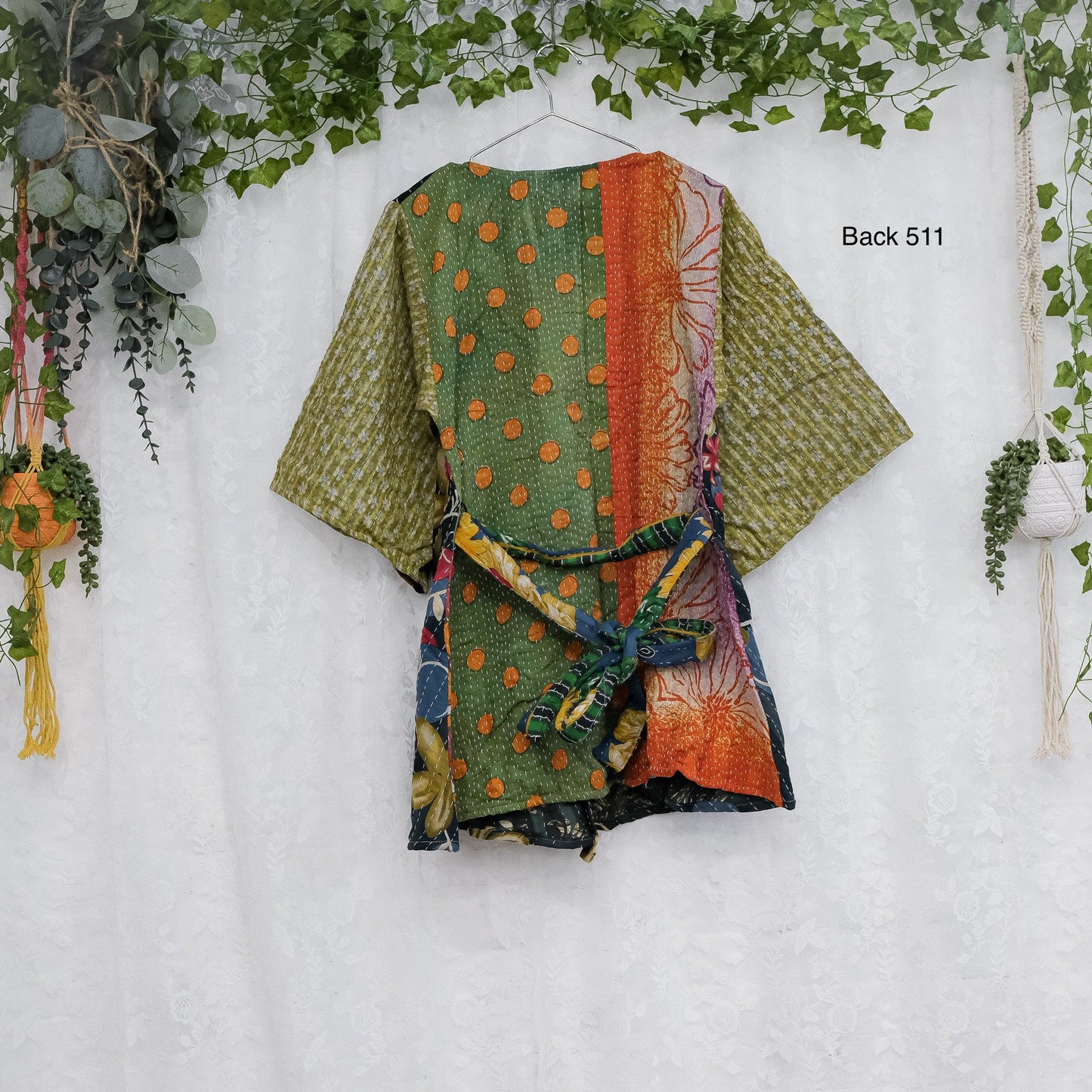 Kantha Short Kimono