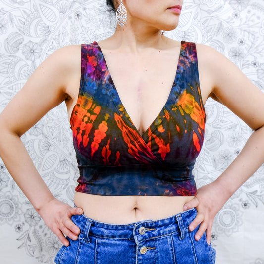 Tie Dye Boho Crop Top