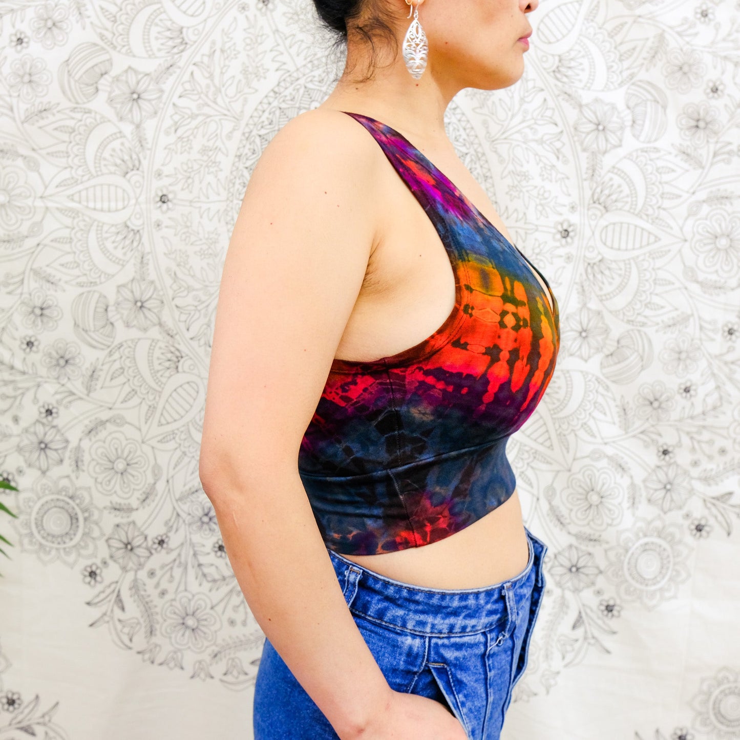 Tie Dye Boho Crop Top