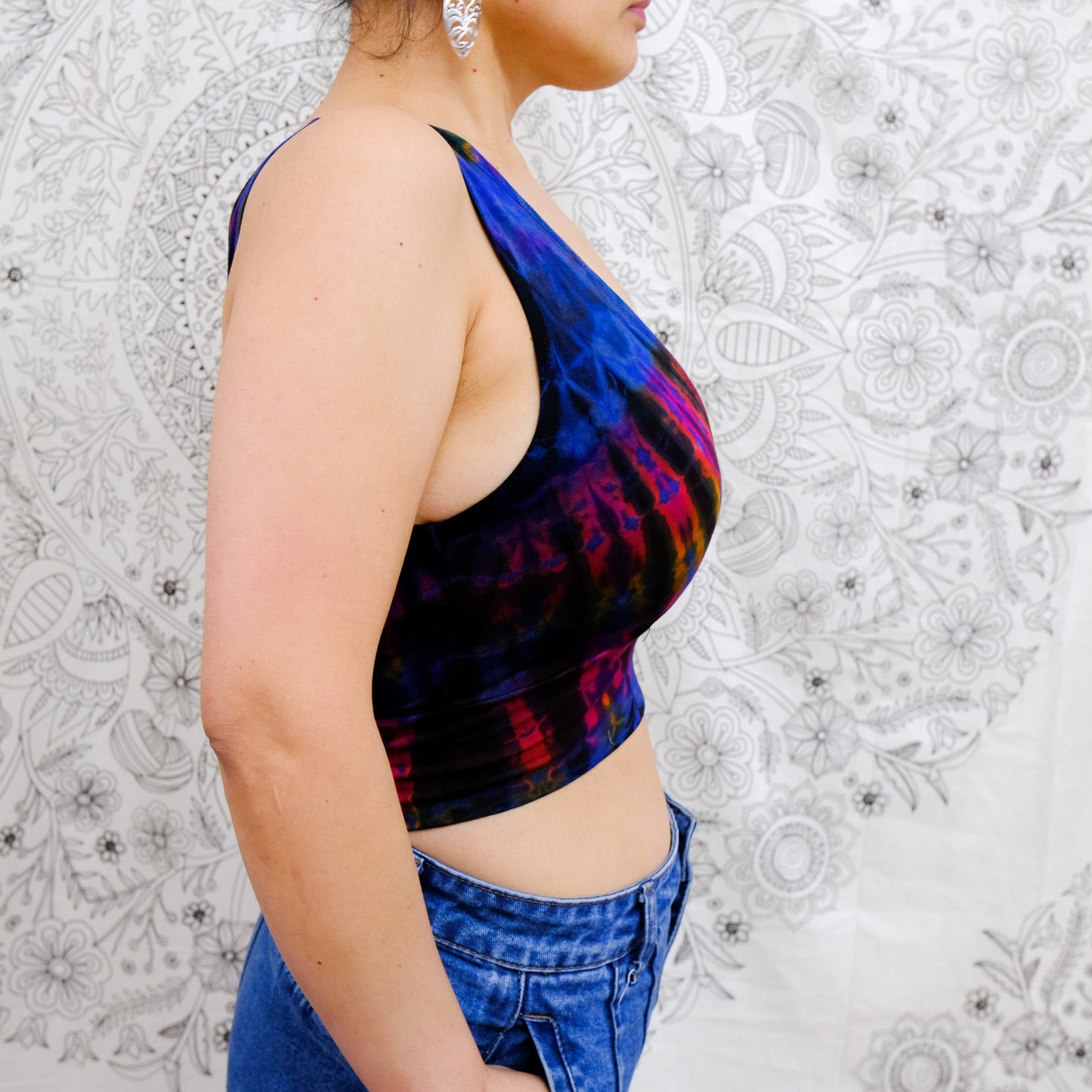 Tie Dye Boho Crop Top