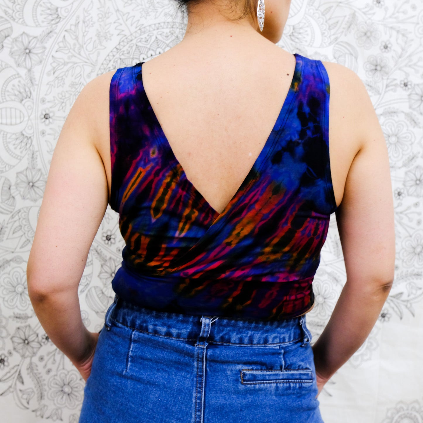 Tie Dye Boho Crop Top