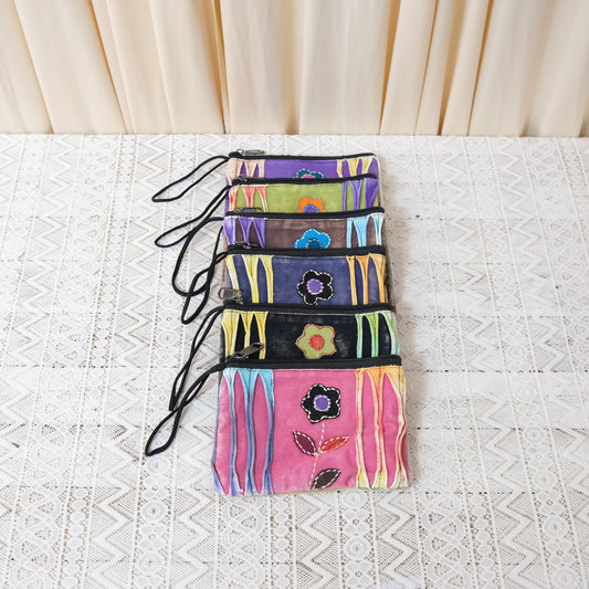 Patchwork Small Boho Cotton Purse (Pack of 5)
