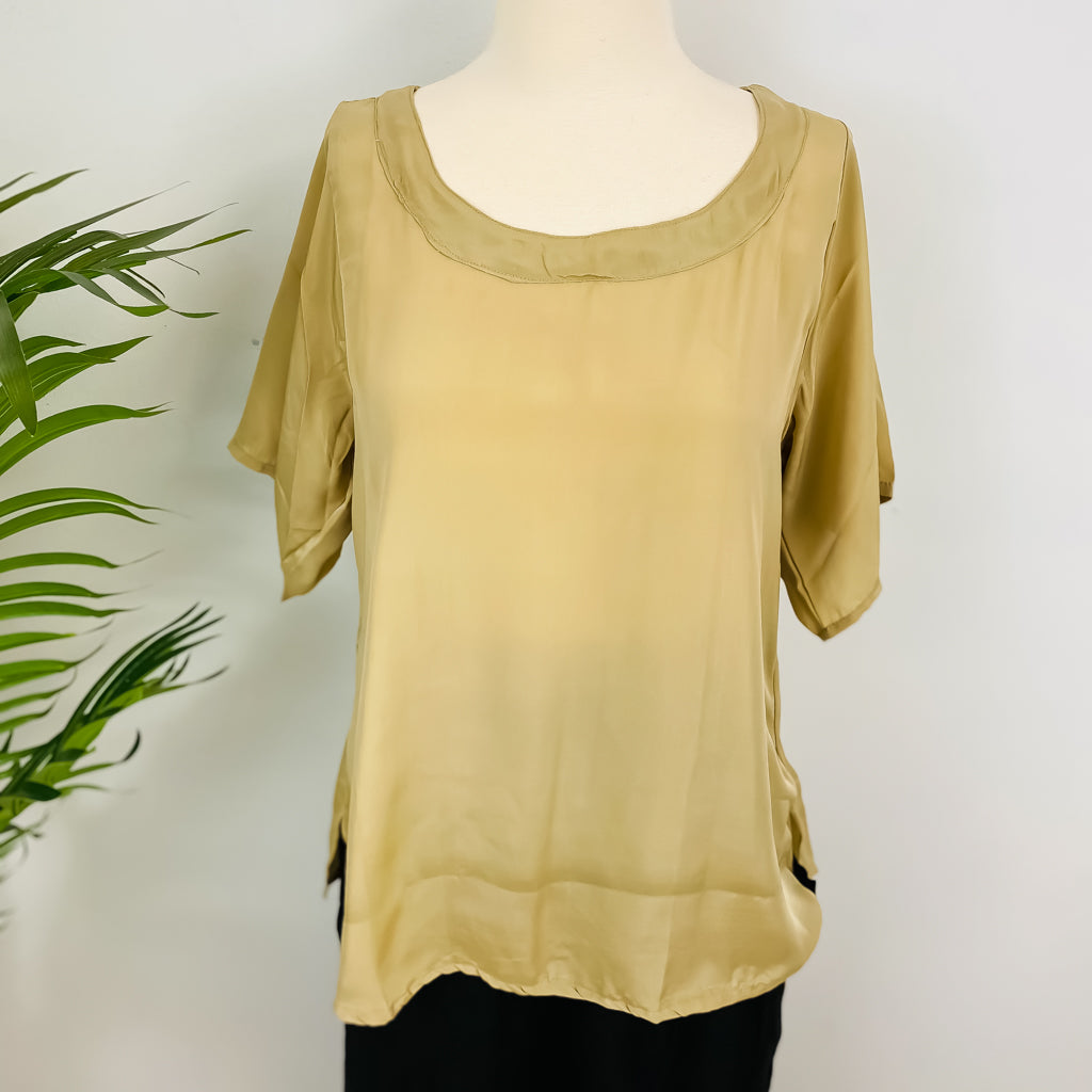 Recycled Silk Casual Top