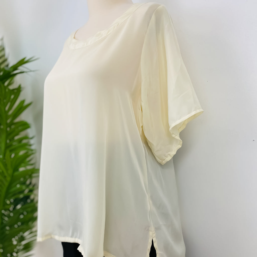 Recycled Silk Casual Top