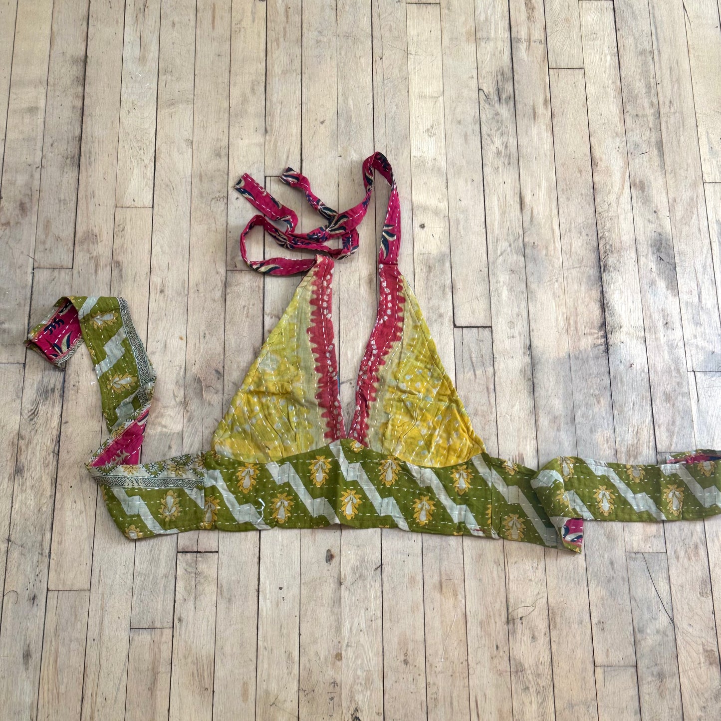 Kantha Summer Boho Halter Top