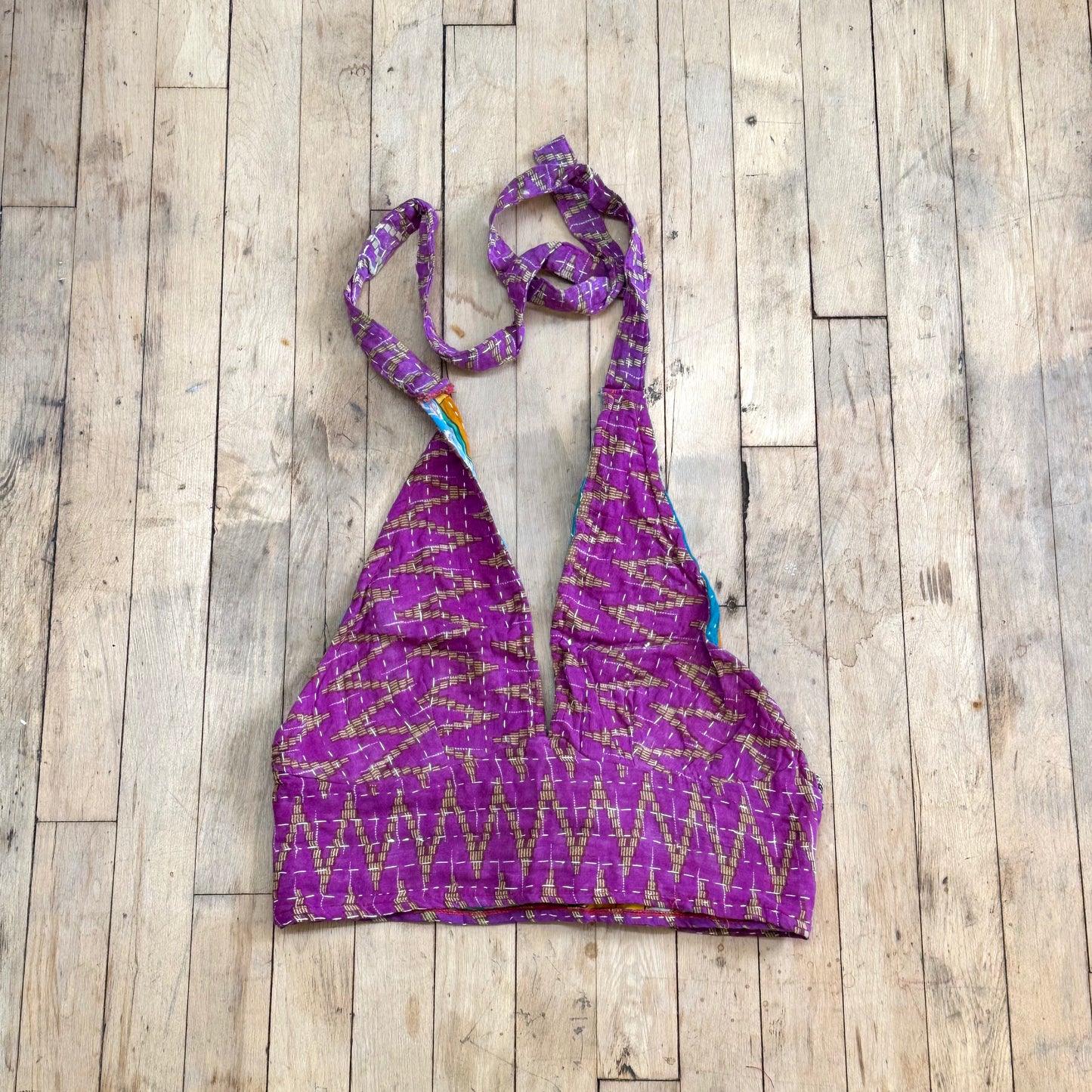 Kantha Summer Boho Halter Top