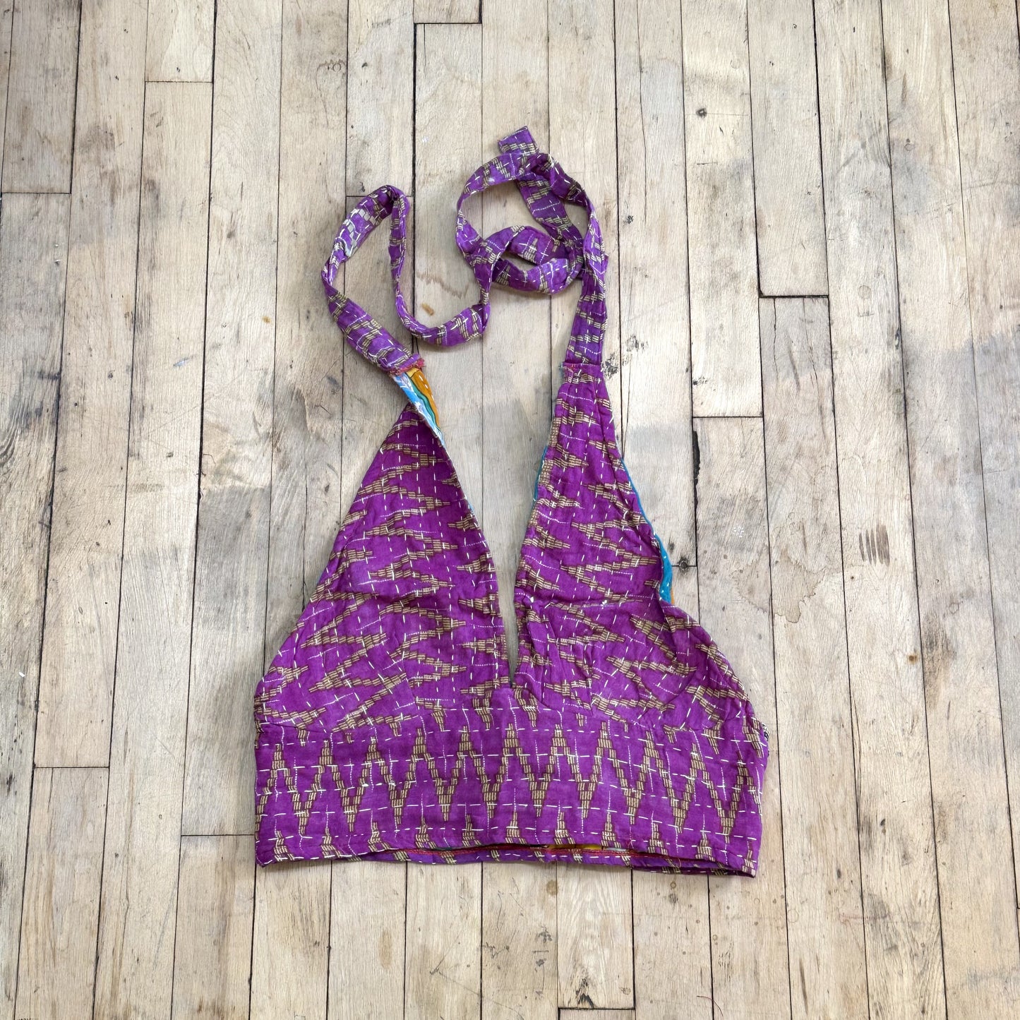 Kantha Summer Boho Halter Top