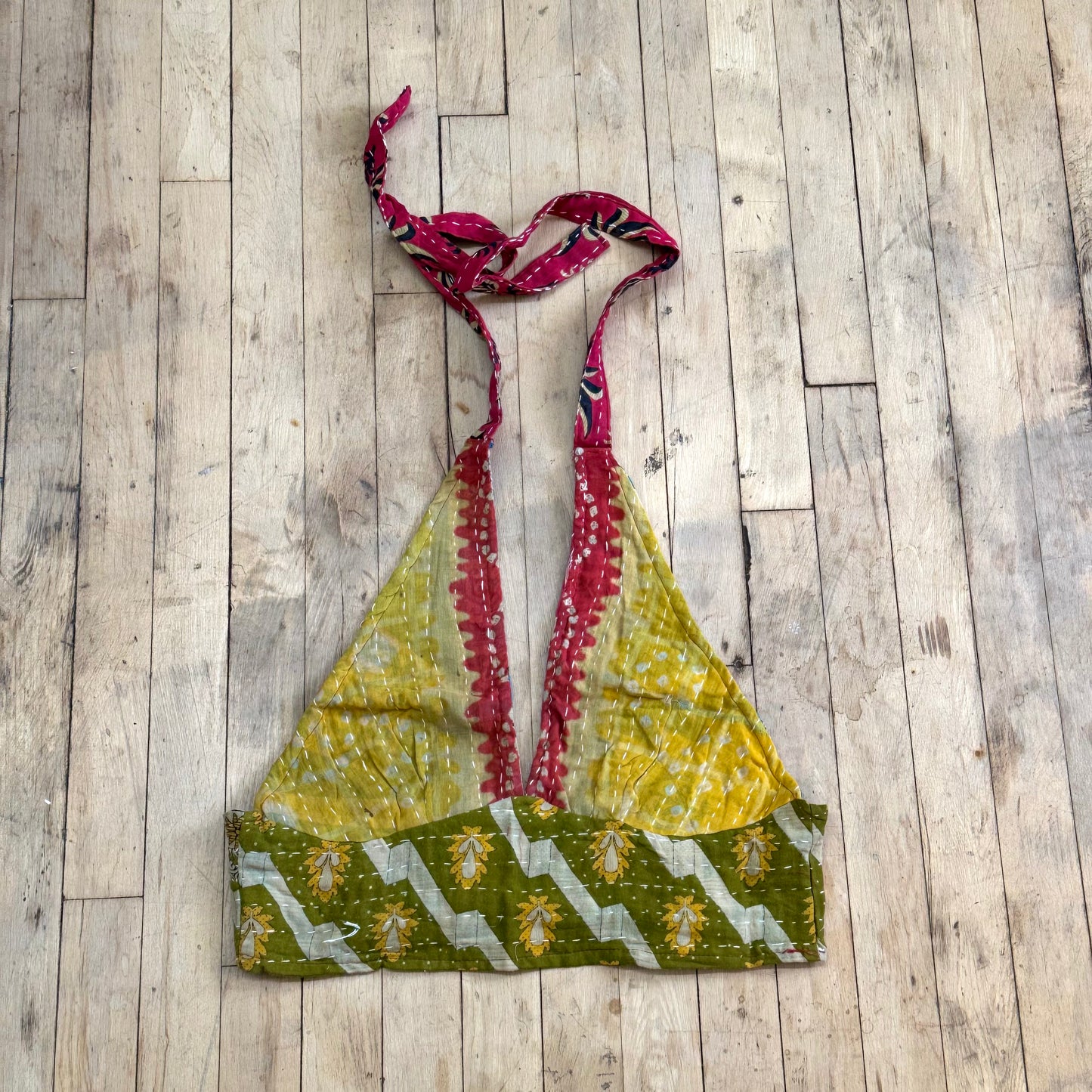 Kantha Summer Boho Halter Top