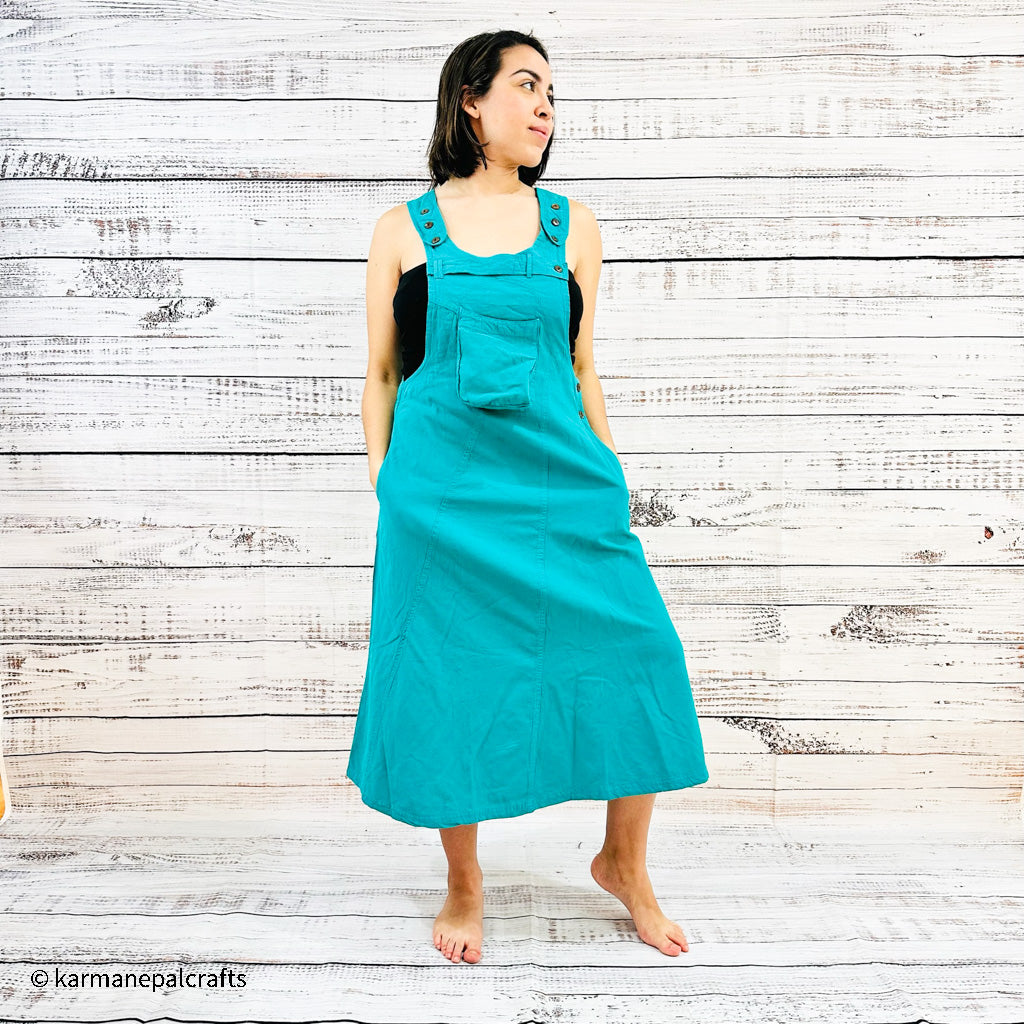 Cotton Bib Style Summer Dress